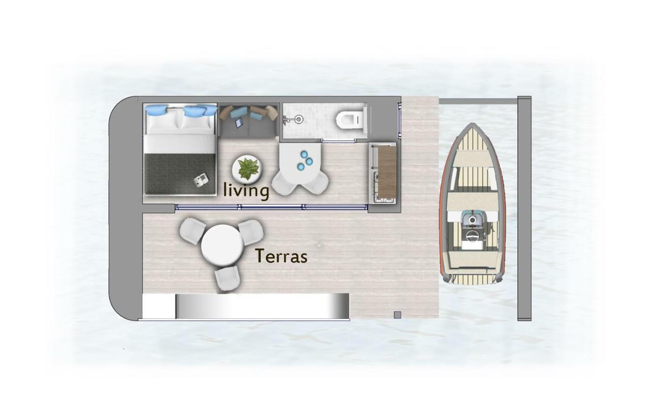Tinyfloat Andijk Villa Exteriör bild